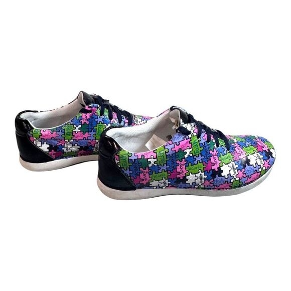 Alegria By PG Lite Womens Sneakers Size 40 9.5 Autism Essence Puzzle Print READ - Picture 12 of 12
